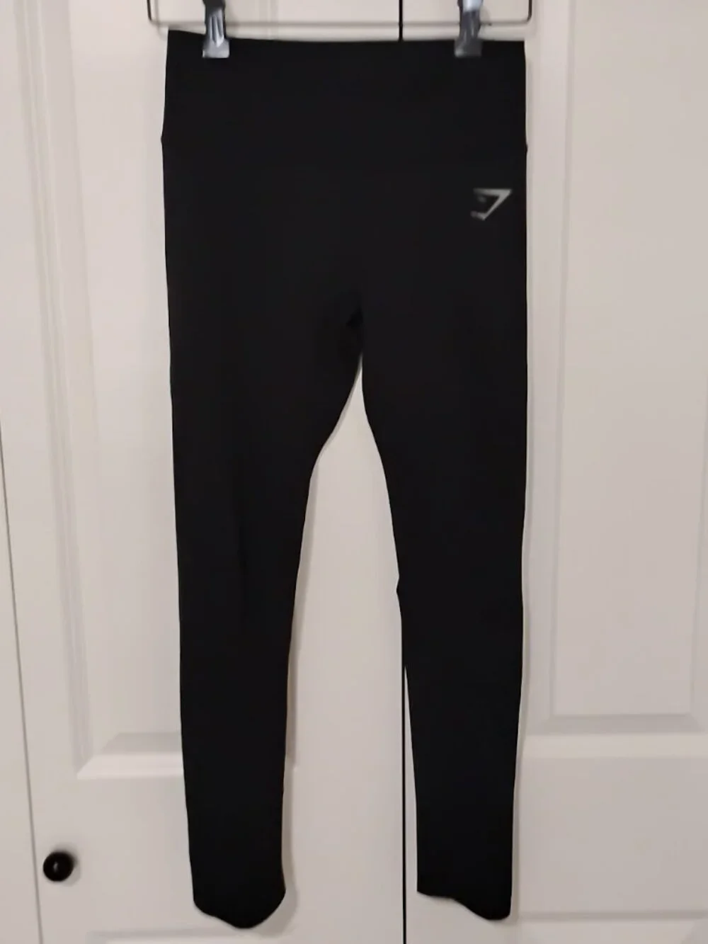 Gymshark Women's Black High-Rise Power Seamless Pull-On Compression Legging Sz S
